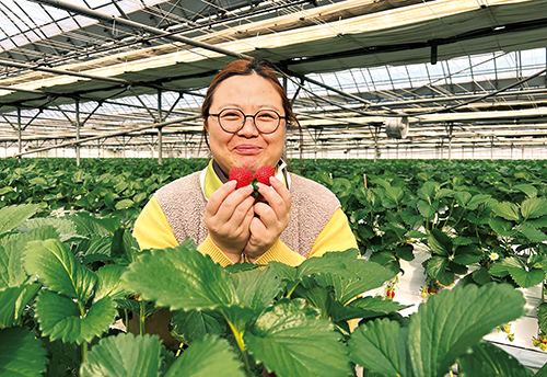 김소영 대표는 딸기 체험전문가로 성장했다.