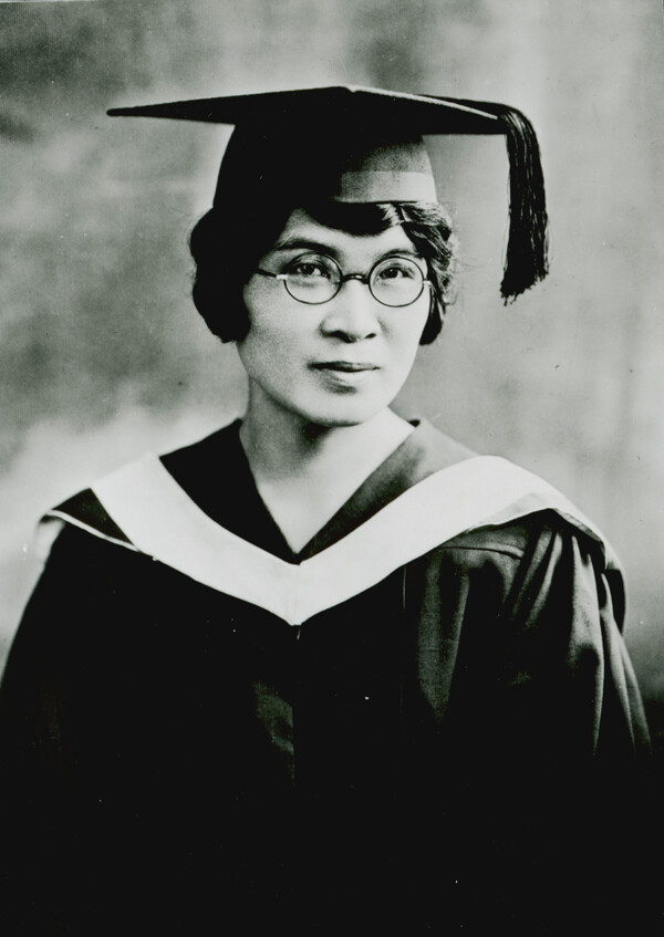 미국 파크대학 시절의 김마리아 선생(사진출처 : 독립기념관)
